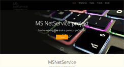 Desktop Screenshot of msnetservice.info